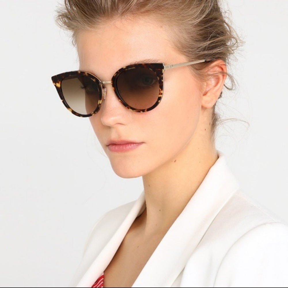 Kate Spade Jazzlyn Tortoise Cat Eye Sunglasses